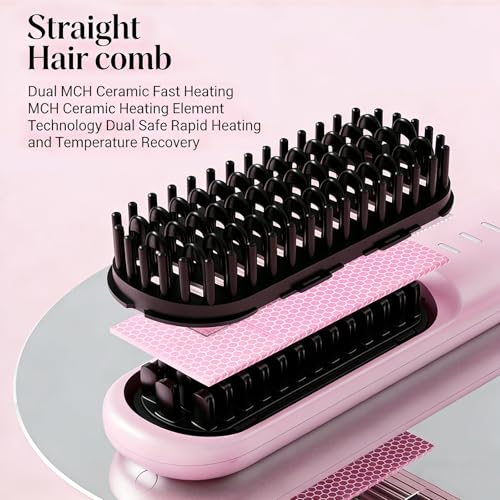 Cepillo Alisador Inalámbrico Go Brush Pro para Cabello Corto miniatura 2