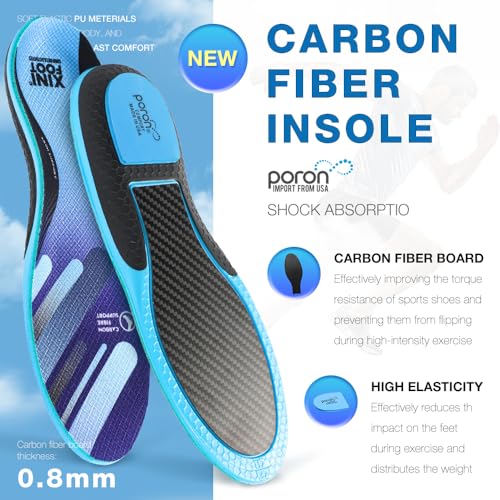 Plantillas deportivas de fibra de carbono con soporte de arco miniatura 2