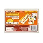 Exploding Kittens Tacocat Spelled Backwards 2 Players - Ages 7+ - 15 Minutes to Play - Clever Family Board Game - Couples Game, Family Game Night, Kid and Adult Board Game