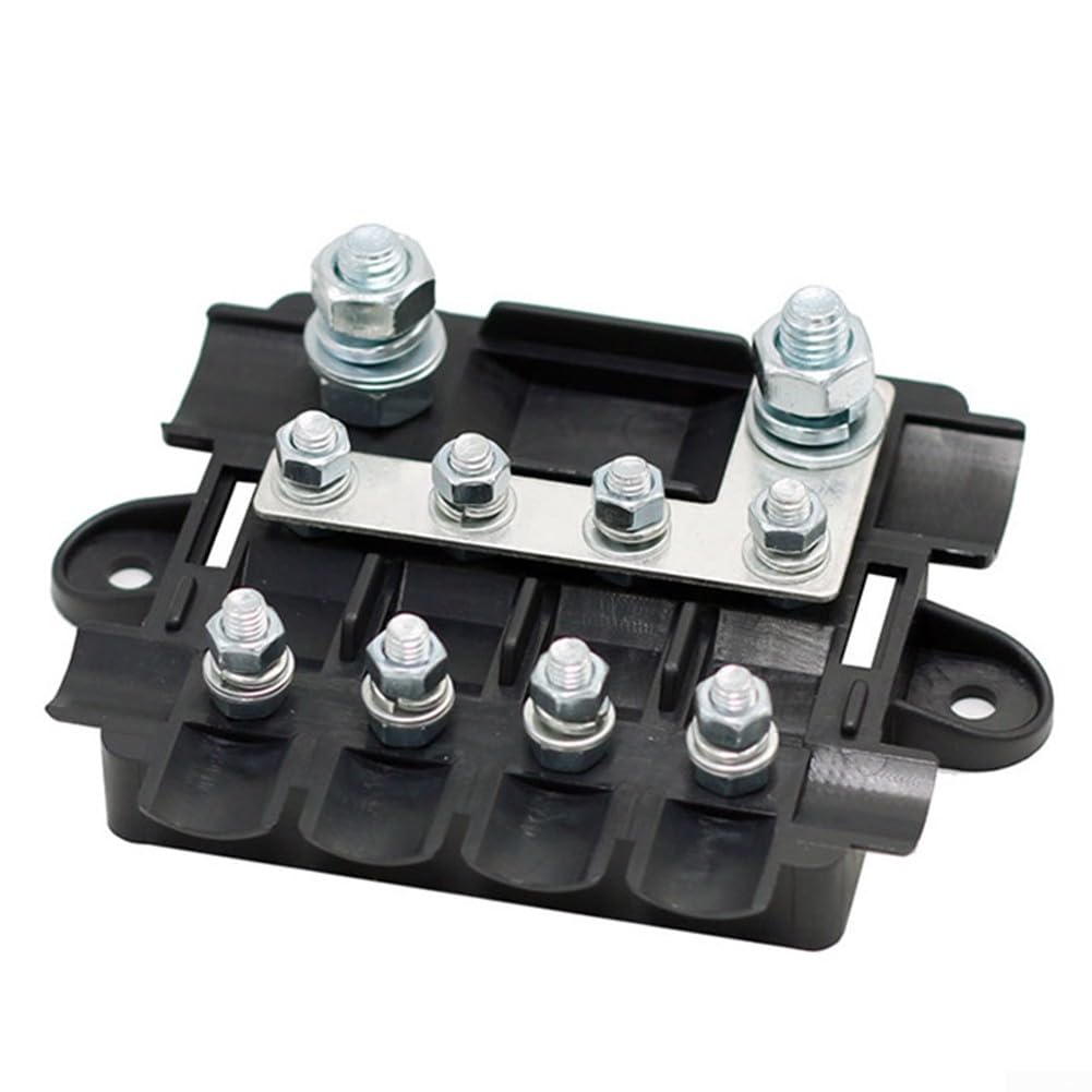 HpLive Boîte à fusibles pour Mega pour Midi 12 V et 24 V 5 voies Heavy Duty Power Distribution Bloc