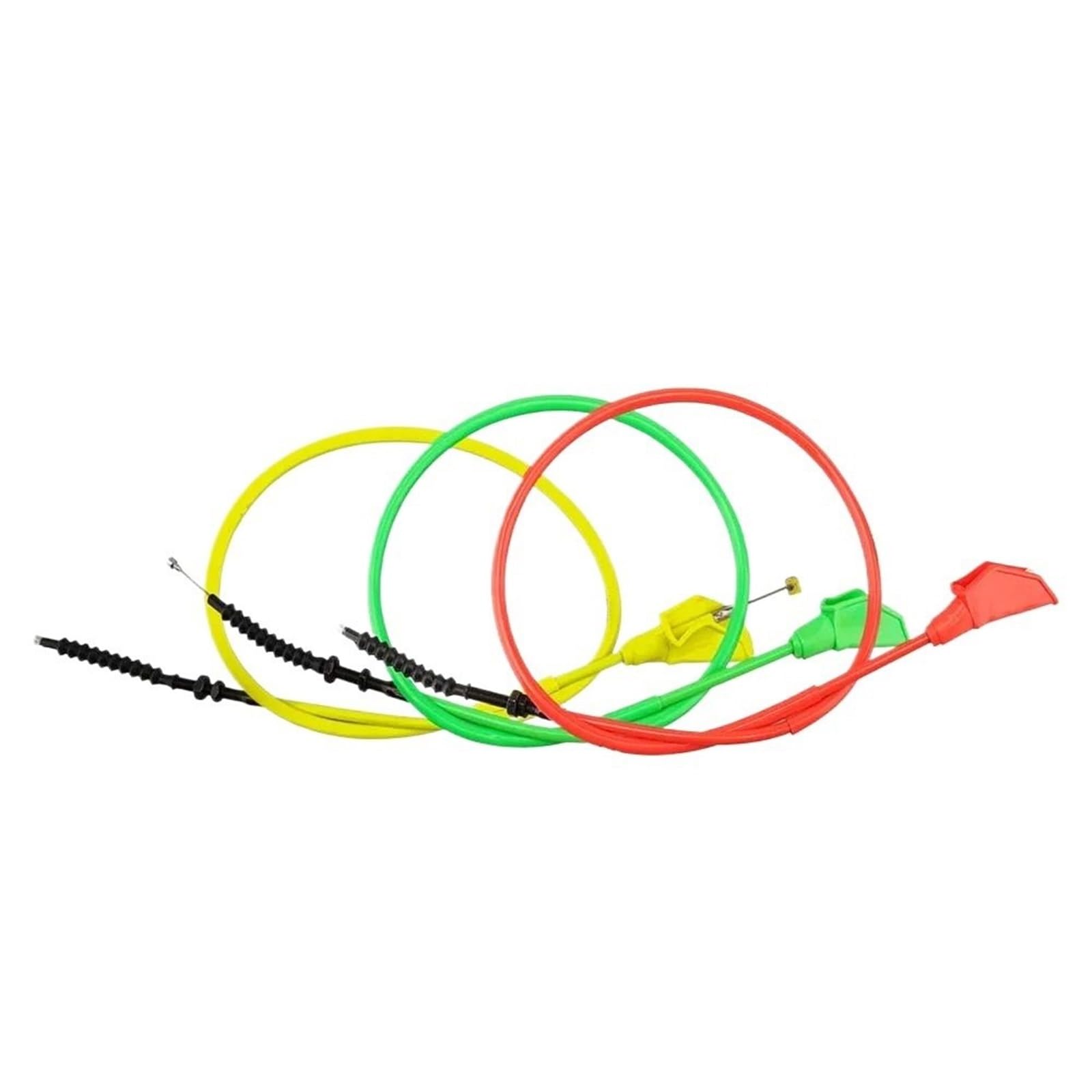 Cavi acceleratore per moto Adatto per motore NC 110CC 125CC 200CC 250CC Regolatore del cavo della frizione moto Dirt Bike 110mm 43" ricambio(Yellow)