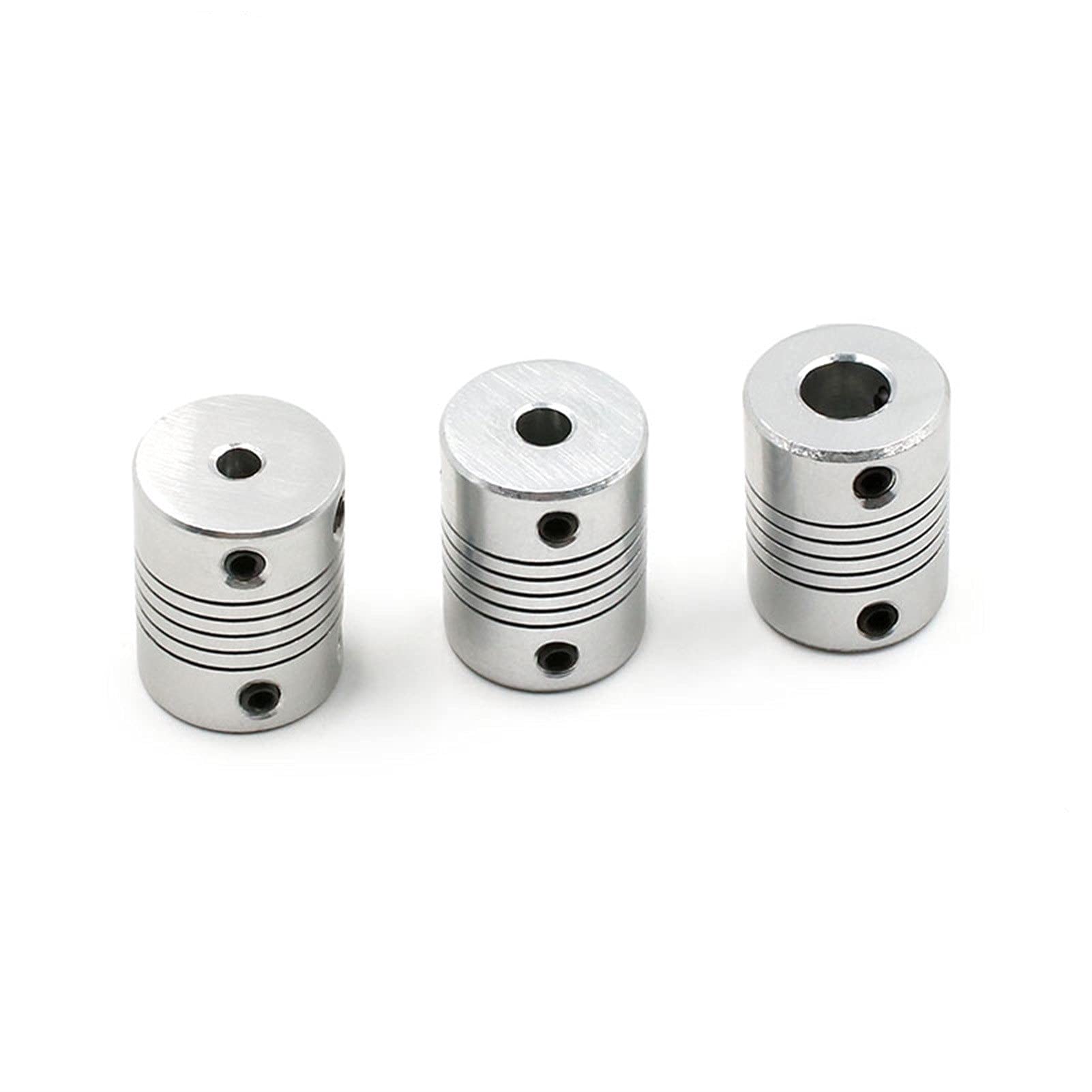 SUOFEILAIMU-PHONE CASE Metal Coupler 1pc 5x8mm for CNC Motor Jaw Shaft Coupler 5mm to 8mm Flexible Coupling OD 19x25mm 3/4/5/6/6.35/7/8/10mm (Inner Diameter : 7 X 7)