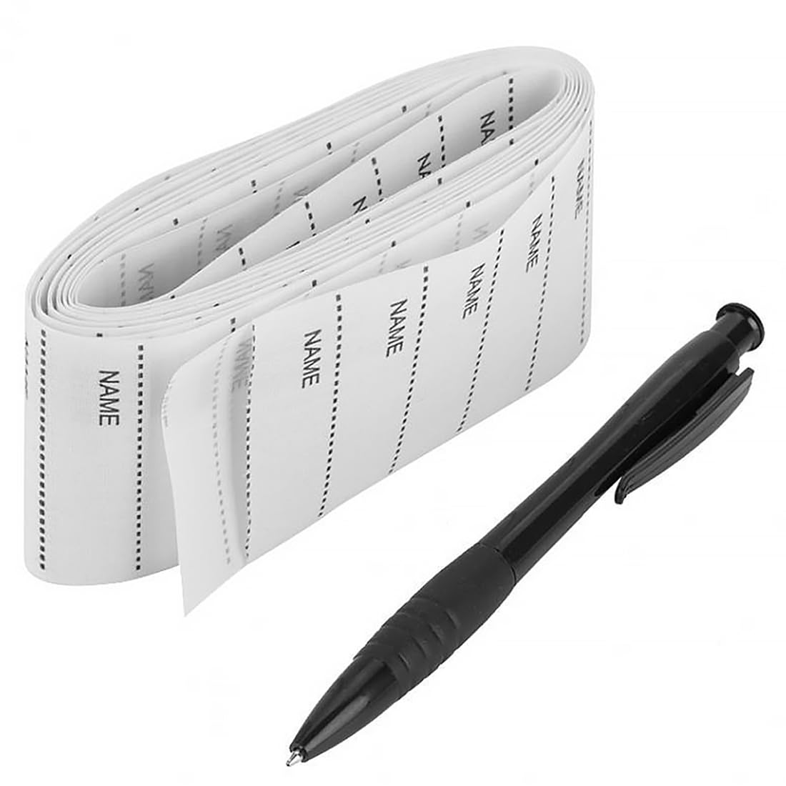 ZKSXOA 200 Piezas Etiquetas de Ropa,Escribible Etiquetas de Nombre de Planchar de Tela,Lavables Etiqueta Personalizadas,para Escuelas en Casa
