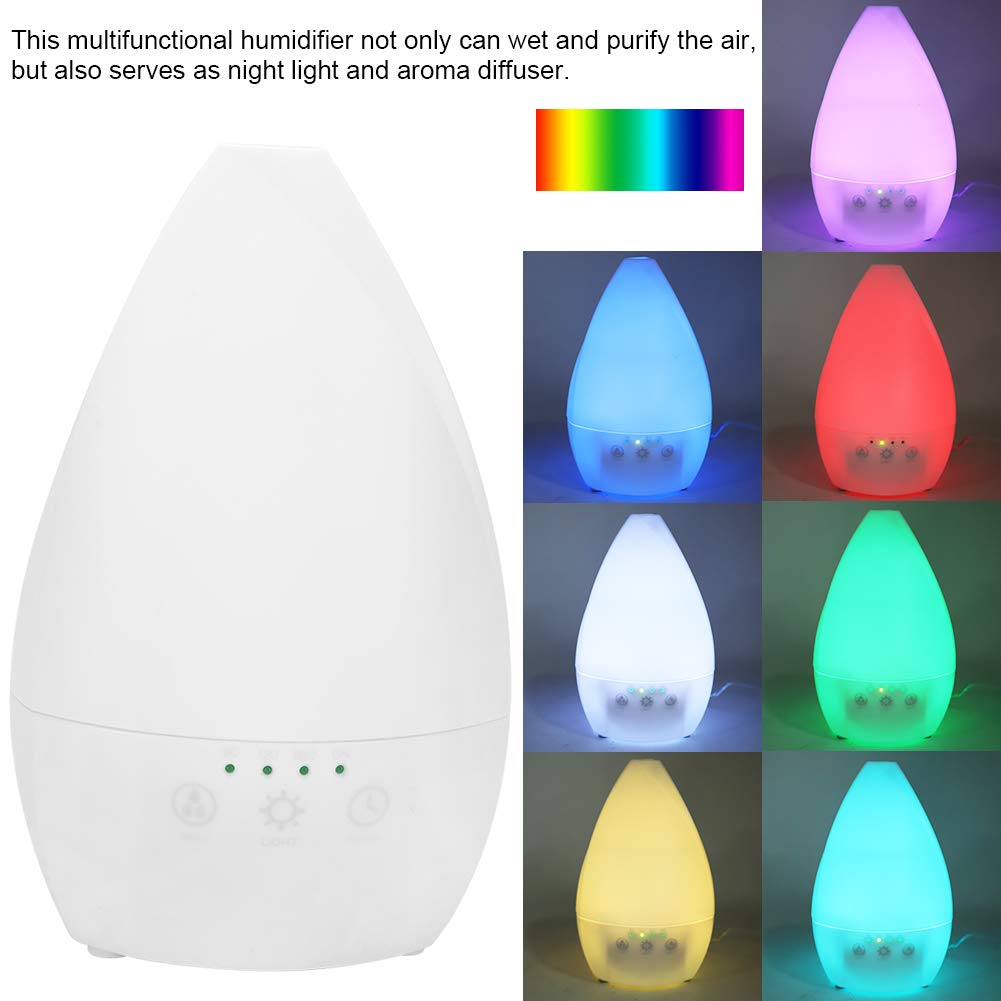 Humidificador difusor de Multifuncional con luz Nocturna, 2 Modos de Niebla, 2 Modos de luz, para decoración del hogar del Dormitorio
