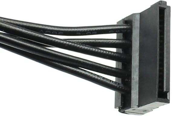 JMT 40CM 6Pin to SATA SDD Power Cable for DELL Vostro 3070 3670 967 3977 3980 Desktop Computer Power Supply Expansion Cable