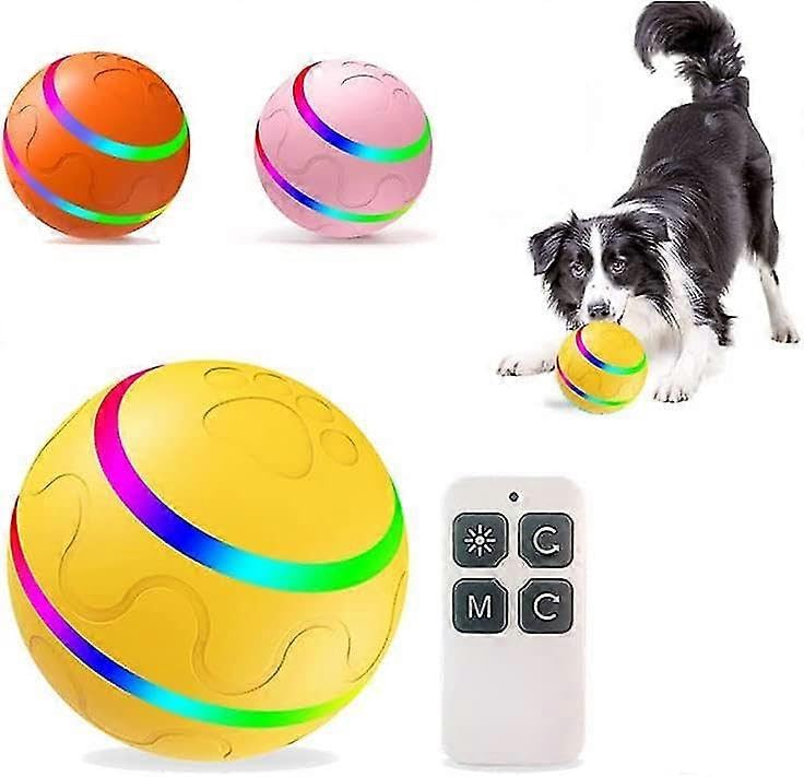 Smart Dog Toys Automatischer rollender Ball, elektrisches Hundespielzeug, interaktives für Hundetraining, selbstbewegendes Welpenspielzeug, Haustierzubehör