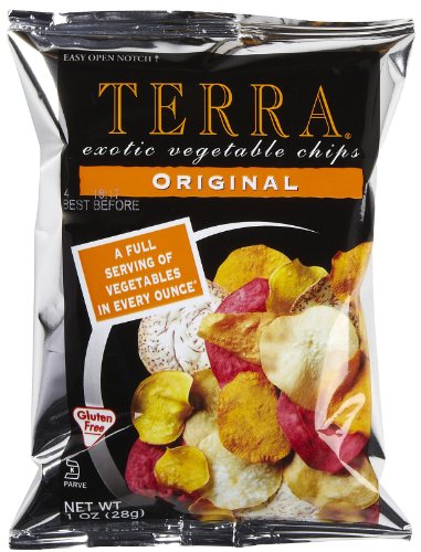 Terra Exotic Vegetable Chips, Original, Snack Size, 1 oz, 24 Pack