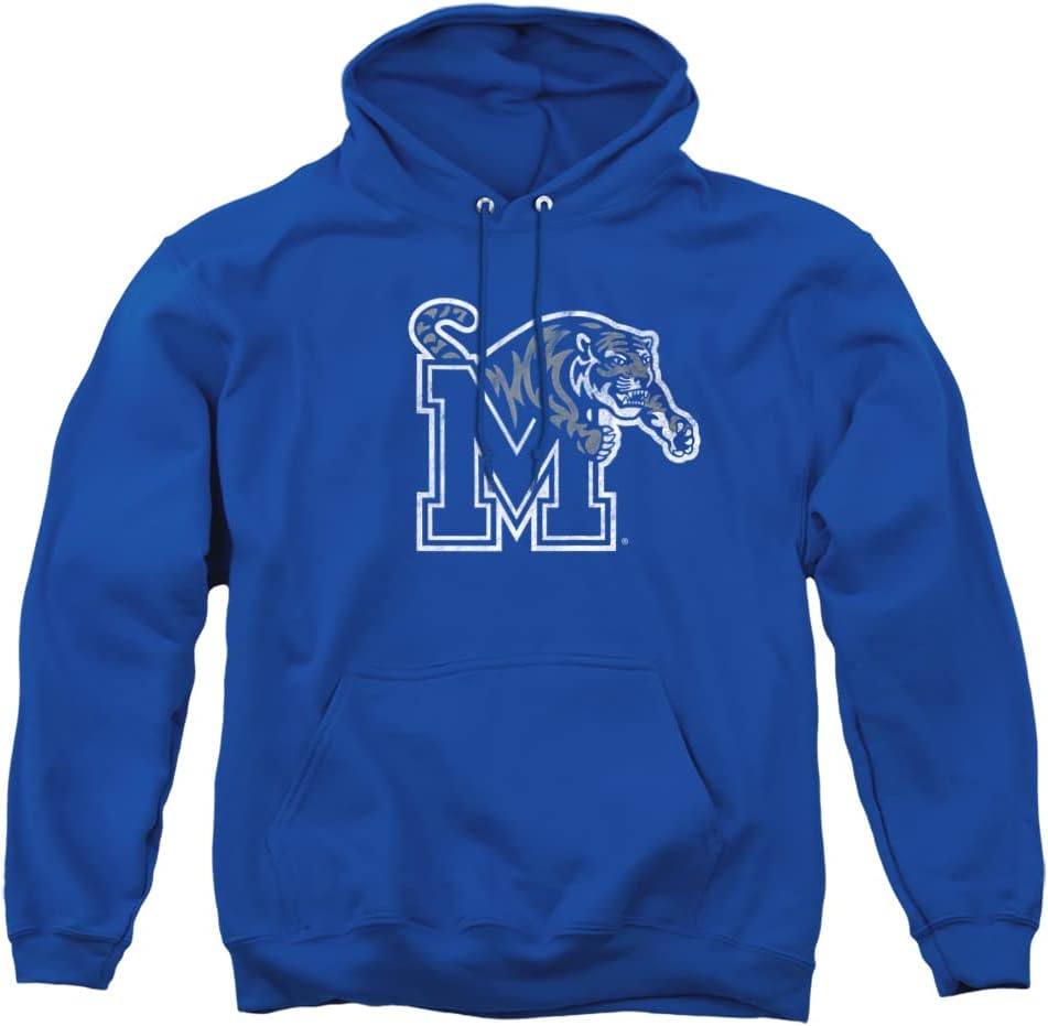 LOGOVISION Official Collegiate Distressed Primary Logo Adult Pullover Hoodie Collection
