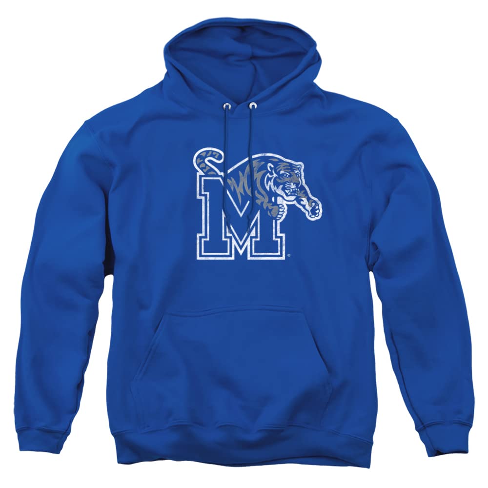 LOGOVISION Official Collegiate Distressed Primary Logo Adult Pullover Hoodie Collection — view 299