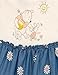 Disney Winnie The Pooh Piglet Floral Infant Baby Girls Chambray Dress and Diaper Cover Outfit Set Blue 18 Months
