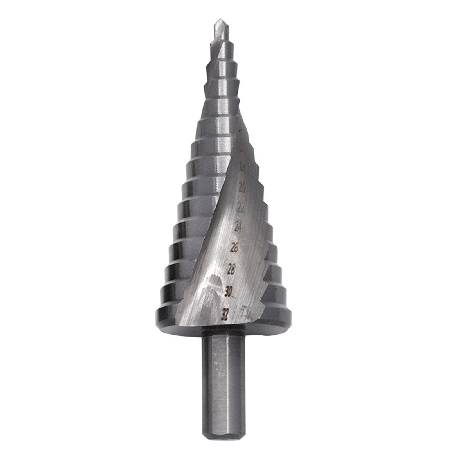 Metal Step Drill Bit Set for Hard Steel, Cone Drill Bit Multiple Hole Cutter(4-32mm), Cone Cutters for Metal Wood Stainless Steel