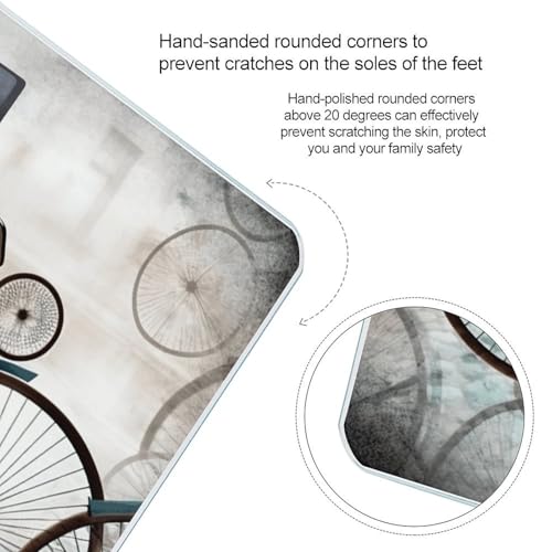 Báscula Digital Retro Bicycle para Baño de Alta Precisión miniatura 4