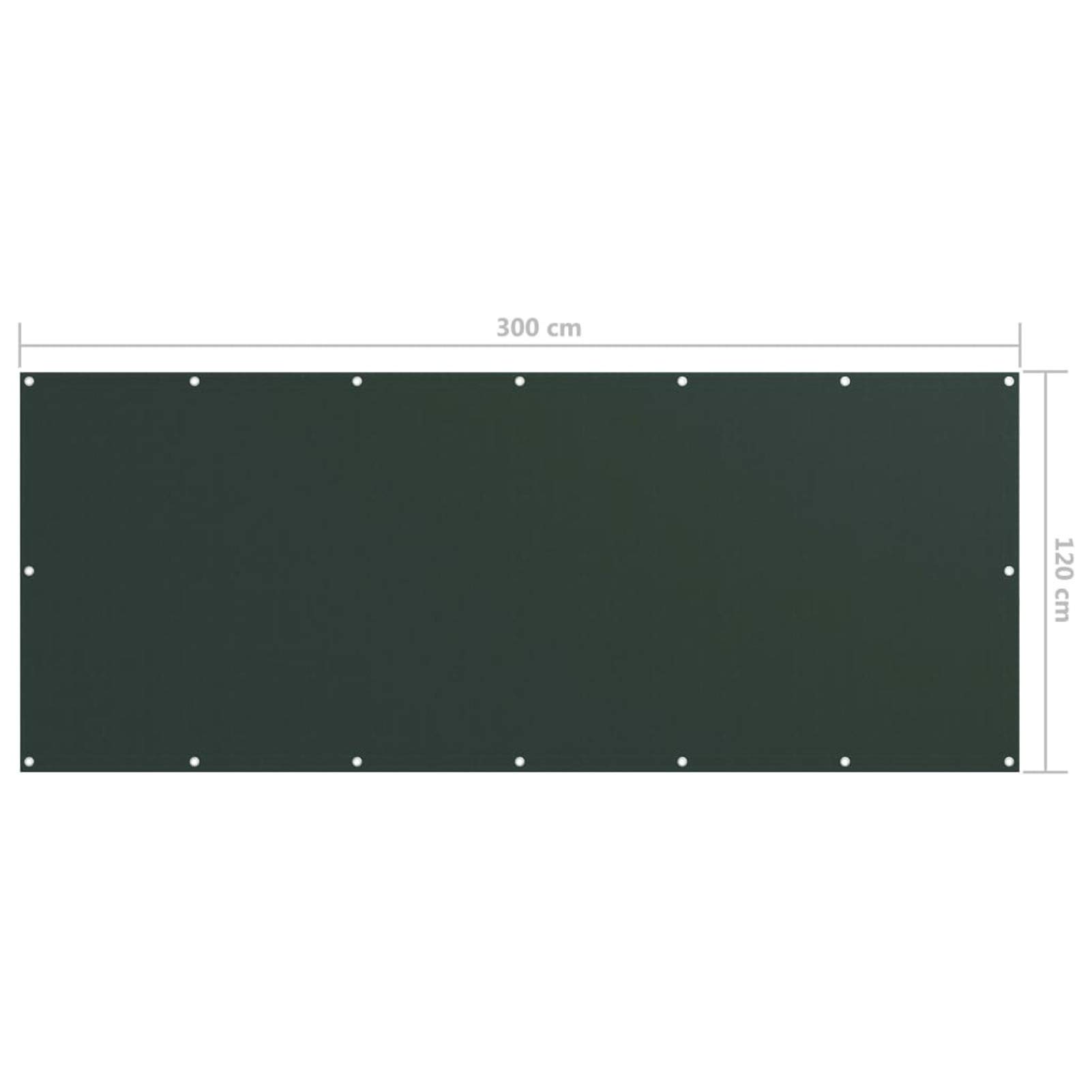 Paravento Per Balcone | Schermo Balcone | Separatore Balcone Verde Chiaro 80x240 Cm In Tessuto Oxford Cfw864138 90644018