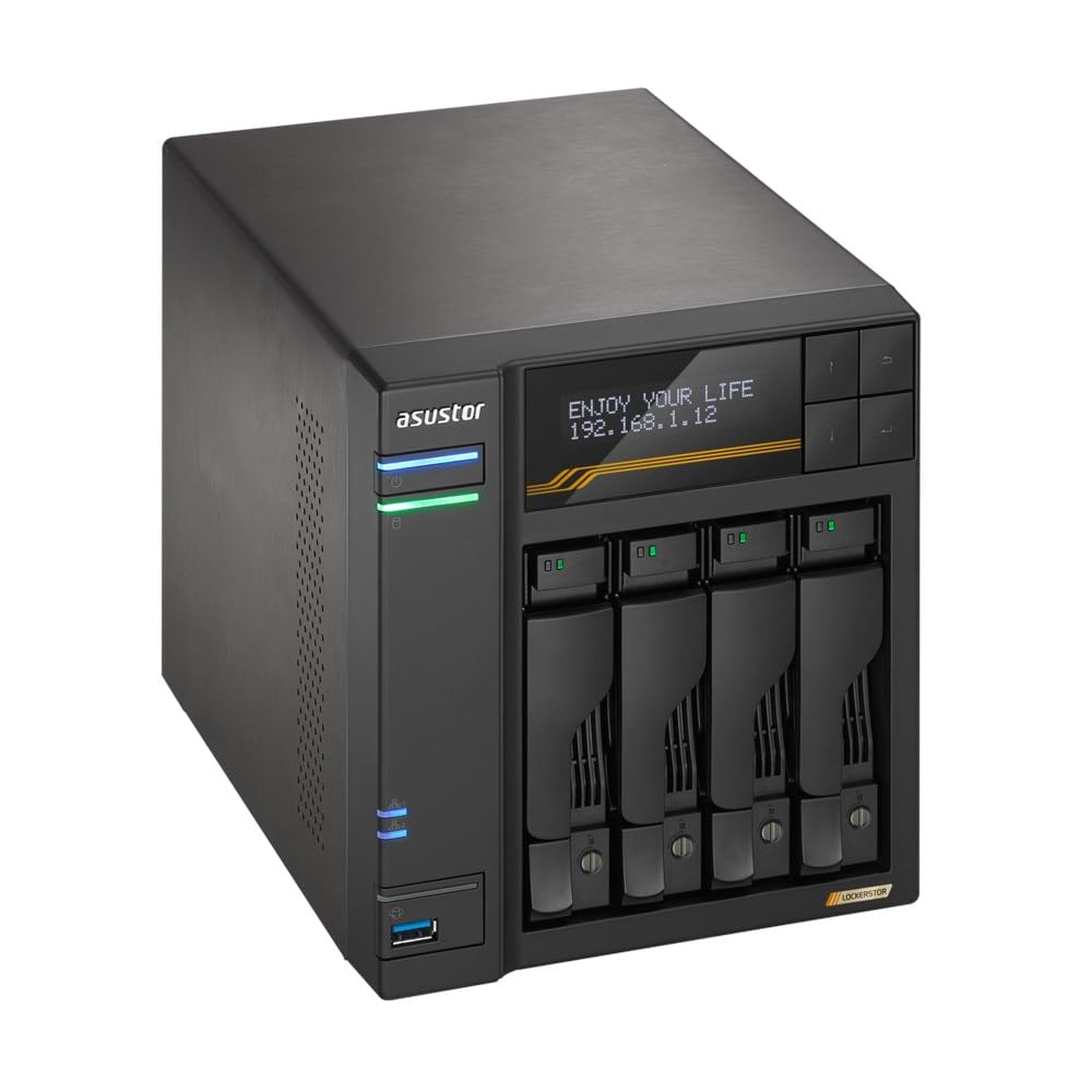 Amazon.co.jp: ASUSTOR ASUS子会社 NAS キット 4ベイ AS6804T