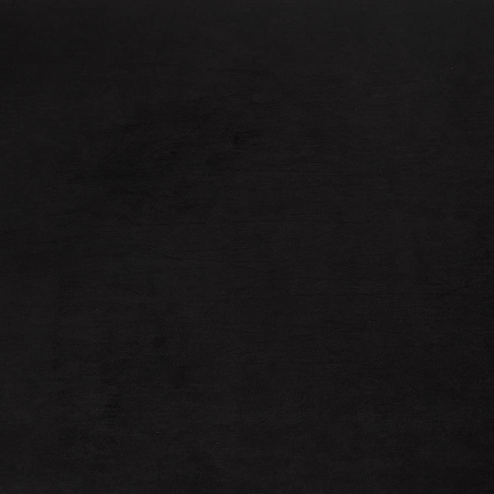 OLYCRAFT panno per rilegatura libri 100 x 43 cm similpelle nero velluto retro carta trama fitta