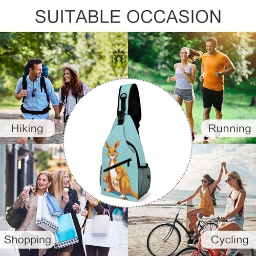 Mochila urbana bolsa tipo sling para senderismo y viaje miniatura 6