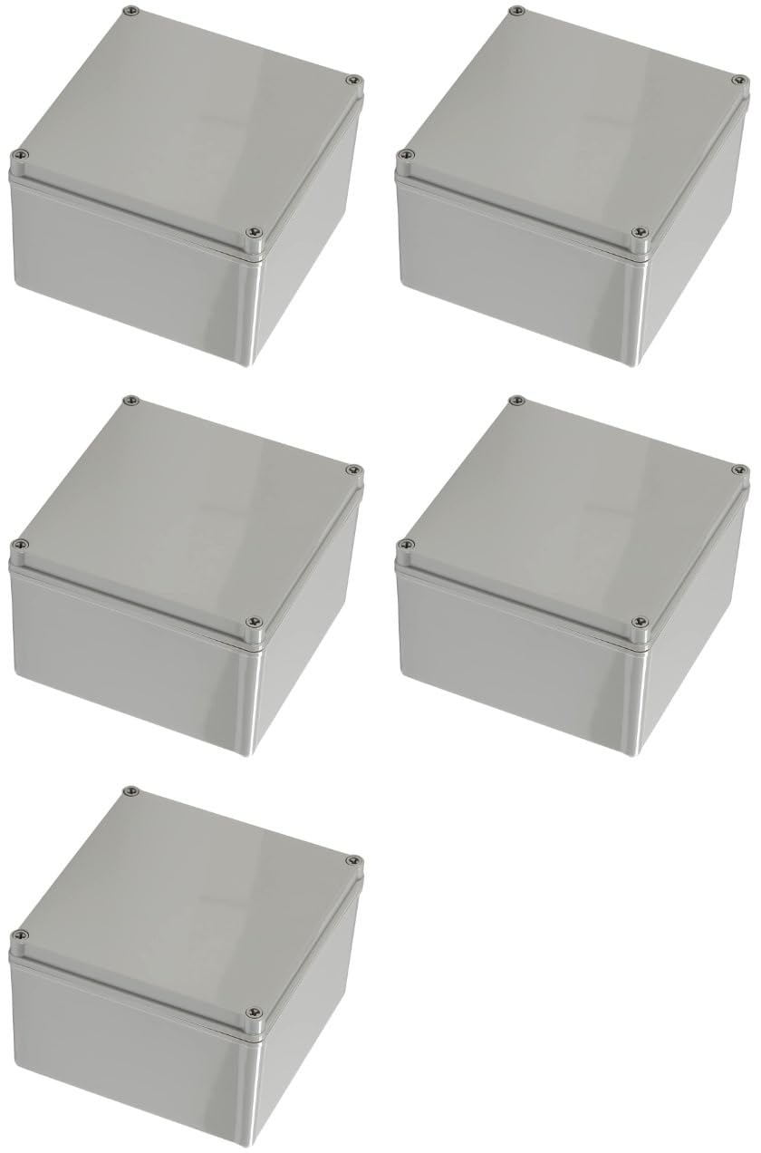 Box Enclosure Speaker, 4 inches x 4 inches x 2 inches (101.6 mm x 101.6 mm x 50.8 mm), Pack of 5, White Color-image-45