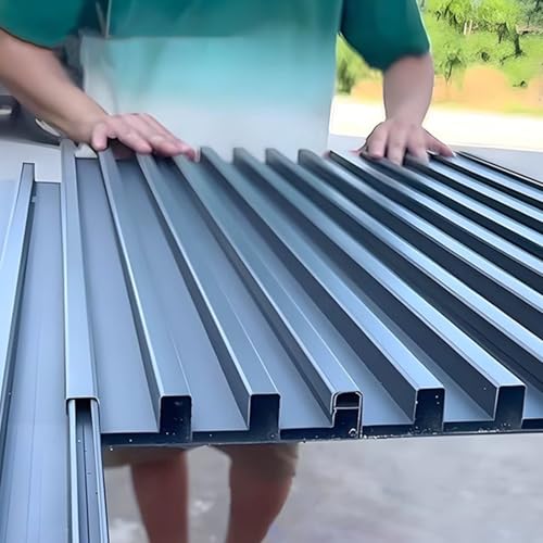 Hojas corrugadas para techos de alta resistencia con paneles metálicos 1