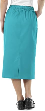 WonderWink womens Wonderwork Plus Pull-on Cargo Scrub Skirt