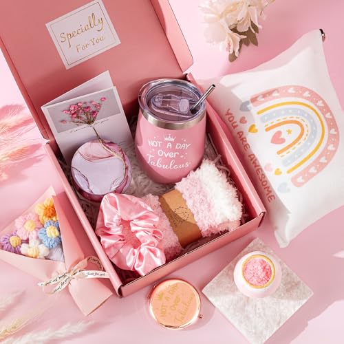 Mothers Day Gifts For Women,Unique Self Care Package Relaxation Set for Her,Birthday Pamper Get Well Soon Presents Box ,Ladies Happy Hamper Basket Gifts ideas for Best Friends,Mum,Sister,Coworker - Image 2