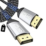 Large Compatibilité – Le câble DisplayPort connecte directement les ordinateurs de bureau/portables compatibles DP aux moniteurs. Parfait pour les jeux, le multimédia et les applications professionnelles. Fonctionne parfaitement avec les moniteurs populaires et les meilleures cartes graphiques (séries RTX 4090/4080/4070, RX 7900 XTX, RTX 3090, etc.). Prend en charge DP, DP++, DisplayPort++, FreeSync, G-Sync et Adaptive-Sync