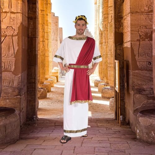Robe de cosplay médiévale et toge romaine pour couple