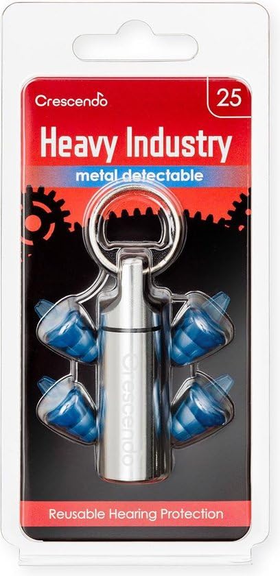 Crescendo Heavy Industry 25 Metal Detectable - zatyczki douszne