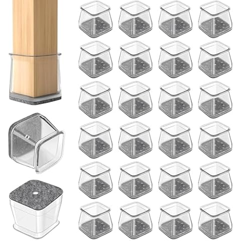24 Pcs YOZON Chair Leg Floor Protectors Cover