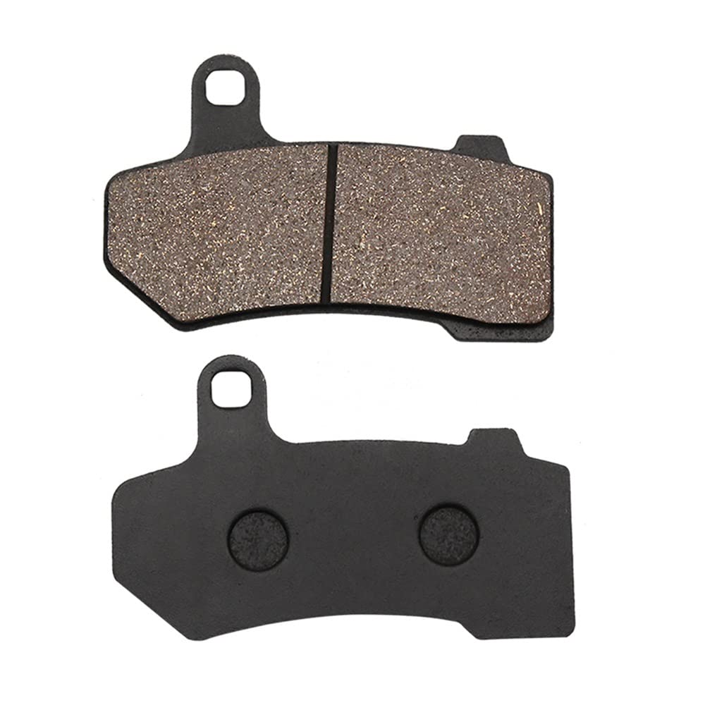Kit Plaquettes De Frein Avant/arrière Pour Harley Davidson Touring - 3 Paires (6 Plaquettes), Compatible 2008-2021, Fibre De Carbone Et Cuivre