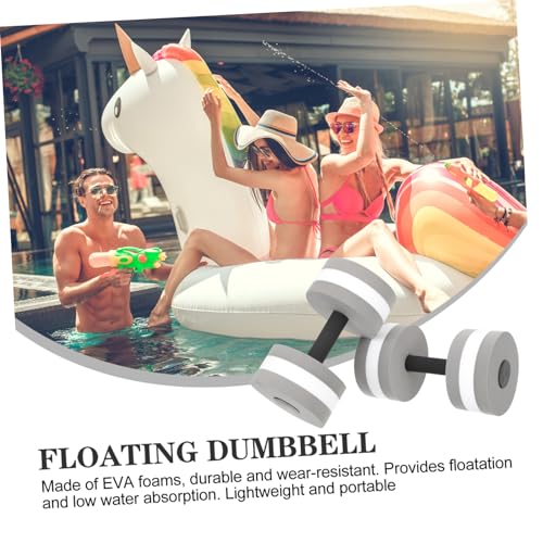 2 Pesas Acuáticas EVA para Piscina Gris miniatura 7