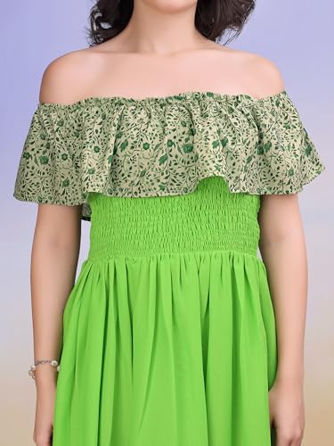 Image of PURVAJA Women's Cotton Dress(Floe-231-235)