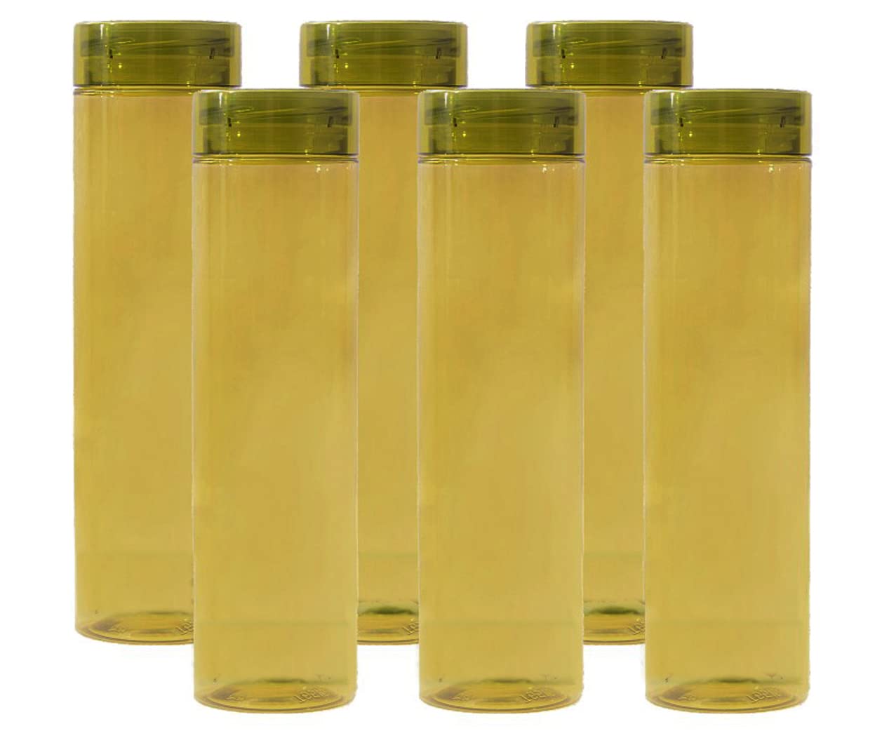 PEARLPETZing Plastic Bottle, Set of 6, Olive Green