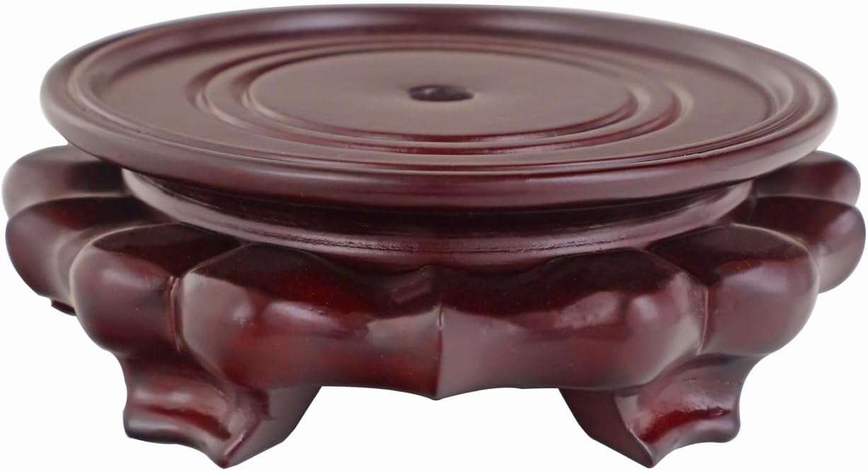 Oriental Onion Shaped Vase Stand (3 Inch)