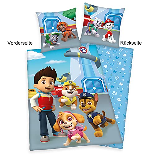 Herding Paw Patrol Bettwäsche-Set, Cotton, Mehrfarbig, 80 x 80 cm, 135 x 200 cm - Image 3