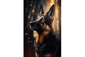 Beautiful Gift German Shepherd Wooden Puzzle with 70 Pieces - Perfect for...