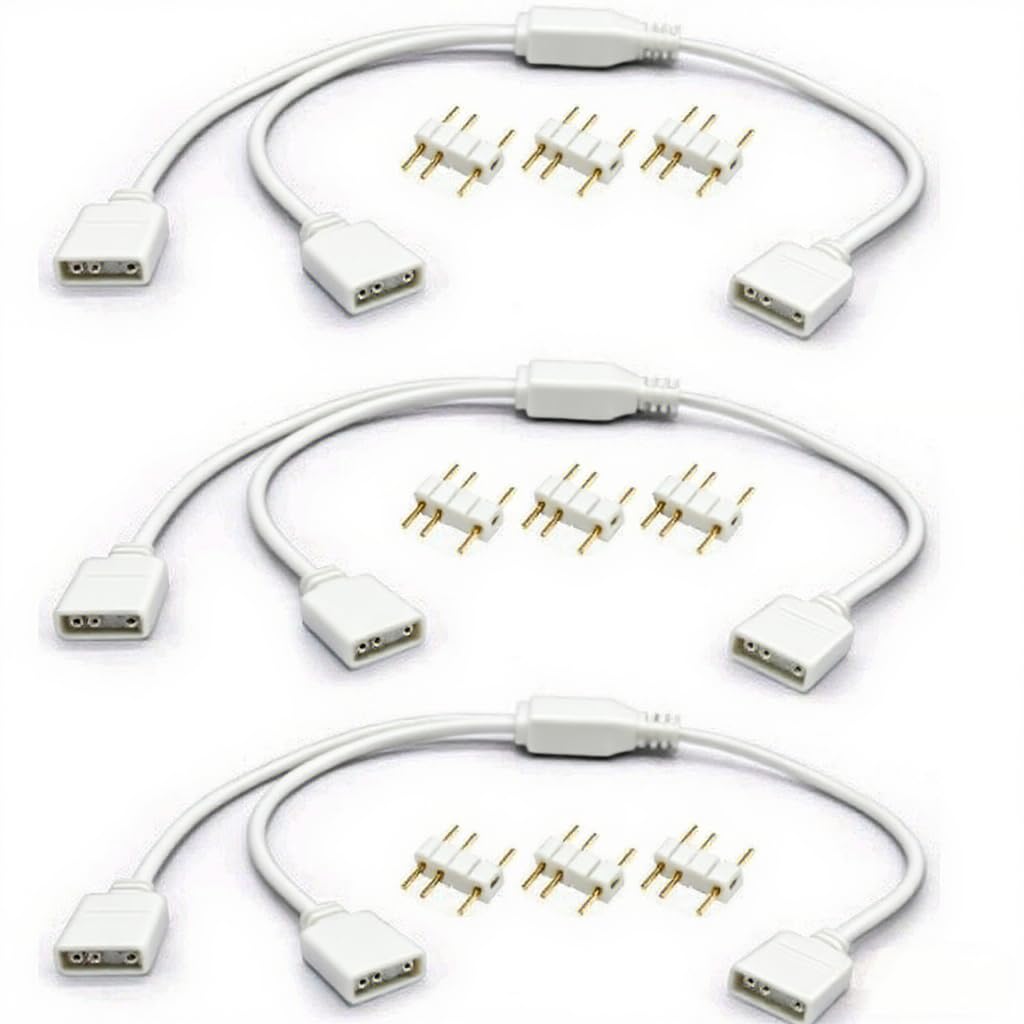 Gebildet ARGB 50cm Kabel 5V 3-pins Adresseerbare RGB-Splitter Verlengkabel ARGB LED-Synchronisatiekabel voor Het Verlengen van PC-Computer ARGB-Ventilatoren of LED-Series