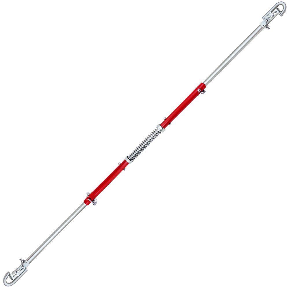 Deuba® Barre de remorquage Voiture 2000kg système d'amortissement Ressort Barre de dépannage TÜV SÜD GS Barre Traction