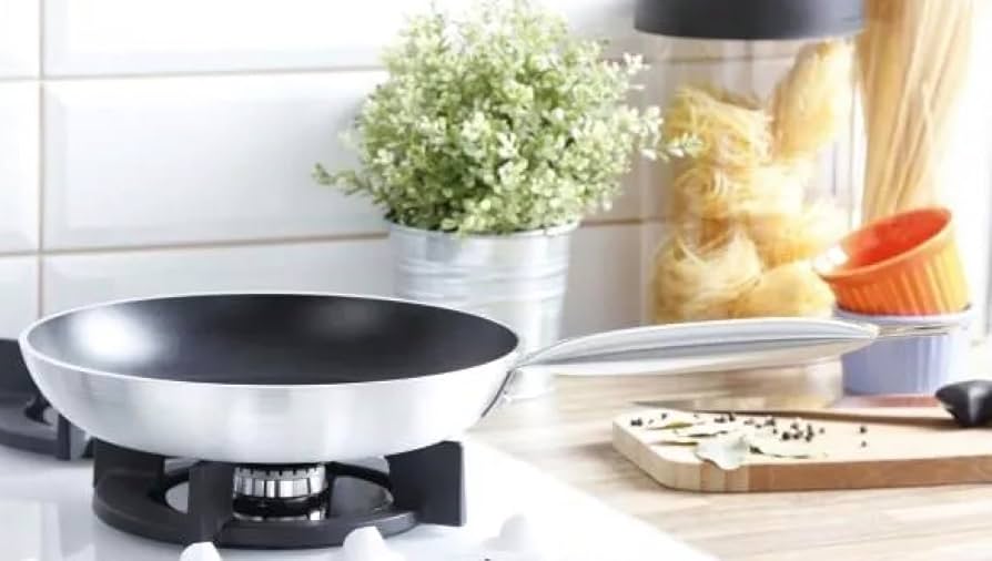 Elo Frying pan Bistro-Line Flat Ø32 cm, Aluminium Silver