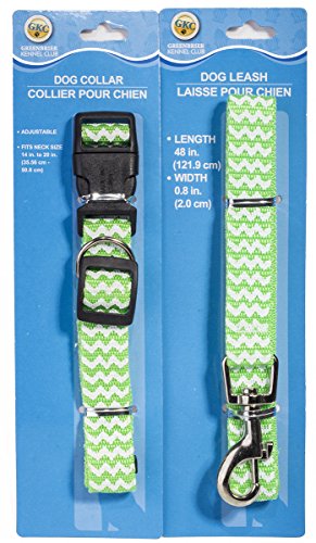 Gkc kennel club colorful adjustable dog collar with free matching…