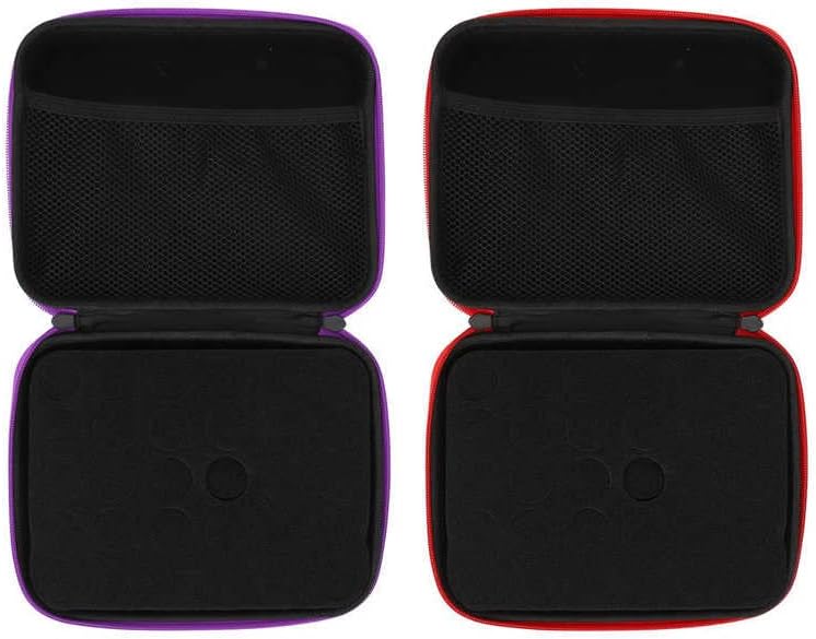 Oil Carrying Case Oils Travel Bags High Capacity Moistureproof for Men for Spa Room (Color: Purple)