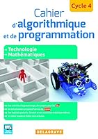 Cahier d'algorithmique et de programmation Cycle 4 2206101521 Book Cover
