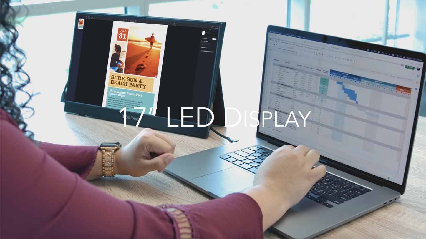 Amazon.com: SideTrak Solo 17.3” Portable Monitor for Laptop