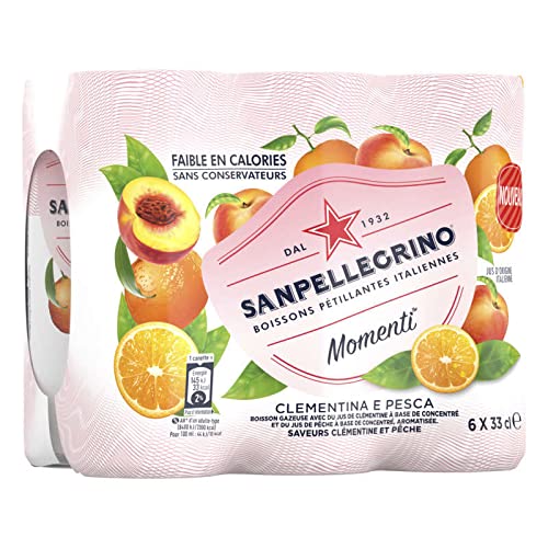 SAN PELLEGRINO Boisson pétillante clementine peche - Le pack de 6x33cl Cover