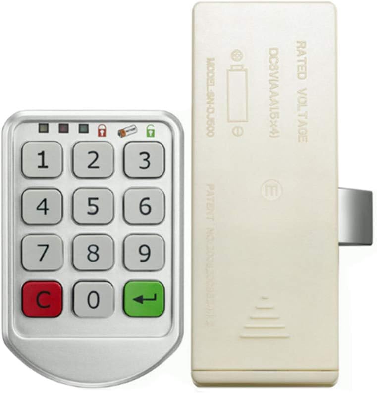 FixtureDisplays® Combination Code Lock for Cell Phone Charging Locker Charging Station Floor Standing Docking Station 16866-LOCK