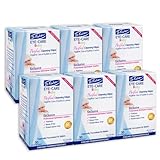 Purified, Non Irritating, Tear Free, Hypoallergenic & Sensitive Approved Baby Eyelid Wipes by Dr. Fischer – Pre-moistened, Rinse Free and Pediatrician Recommended (6)