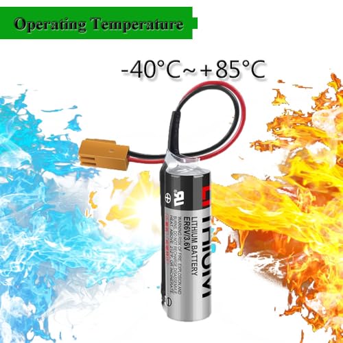 Pack de 5 pilas ER6V 3.6V 2400mAh Lithium miniatura 6