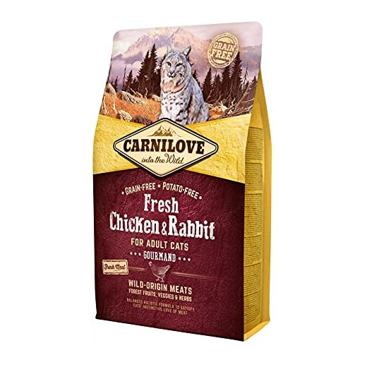 Carnilove Carnilove Fre Chicken & Rabbit Gourmand Comida Deshidratada Para Gato 2 Kg - Paquete de 20 x 100 gr - Total: 2000 gr