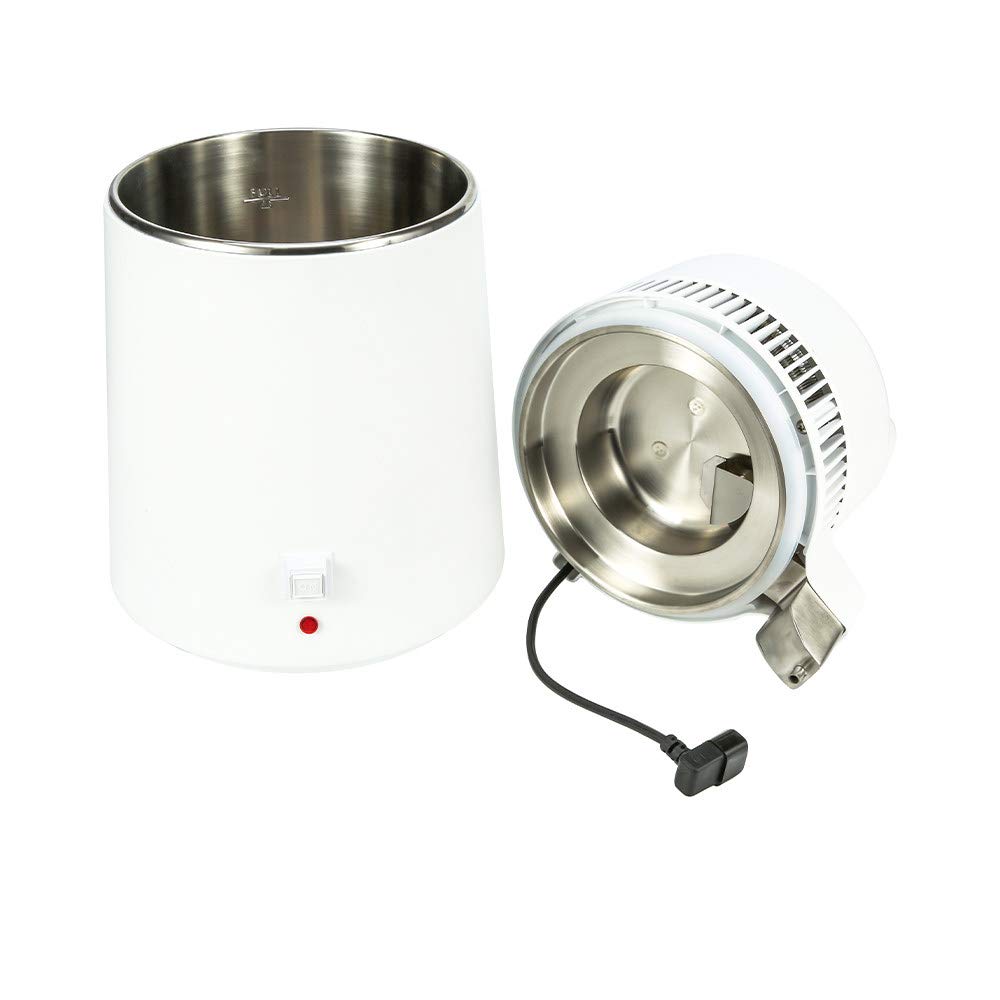 Destilador De Agua De 6 L, 900 W, 1,3 L/H, Para Encimera De Casa, Acero Inoxidable, Purificador Interno De Filtros De DestilacióN De Agua Pura, Sin Bpa, Para Uso DoméStico En Laboratorio