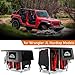 Hooke Road Door Holder Hardtop Storage Sliding Cart Movable Rack for 1997-2026 Jeep Wrangler TJ JK JL Gladiator JT & 2021-2026 Ford Bronco (2/4 Doors Hardtop Only)