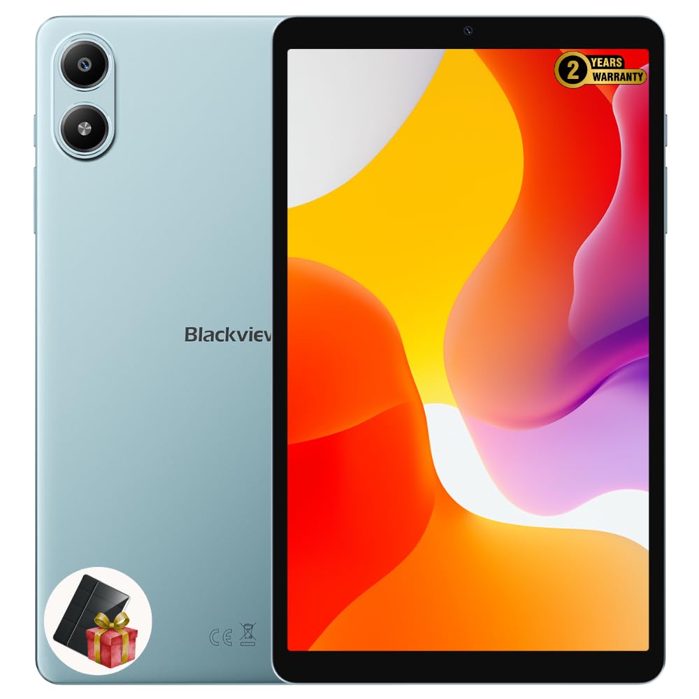 Blackview LINK 2 | 8,68" IPS 60 Hz | 12GB RAM + 128GB (2TB) | Blu | Android 15 | 8 MP + 5 MP | 5000 mAh | Dual Speaker | Tablet WLAN | GPS | Wi-Fi | 2 anni di garanzia